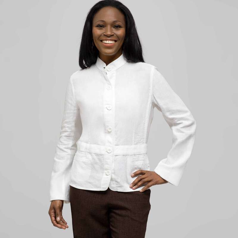 Button Front Jacket., , large