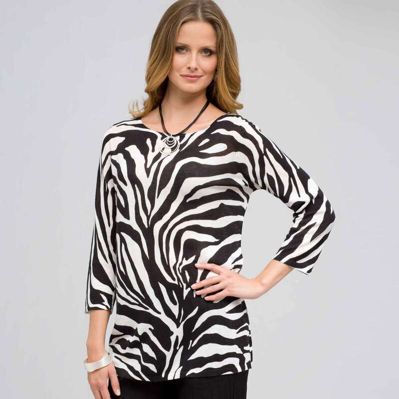 Animal Print Tunic, , large