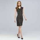 Drape Neck Dress., , small