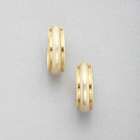 Worn Gold Hoop Earring, , small