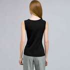Sleeveless Scoop Neck Shell., , small