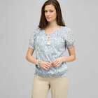 Short Sleeve Raglan Smock Shirt., , small